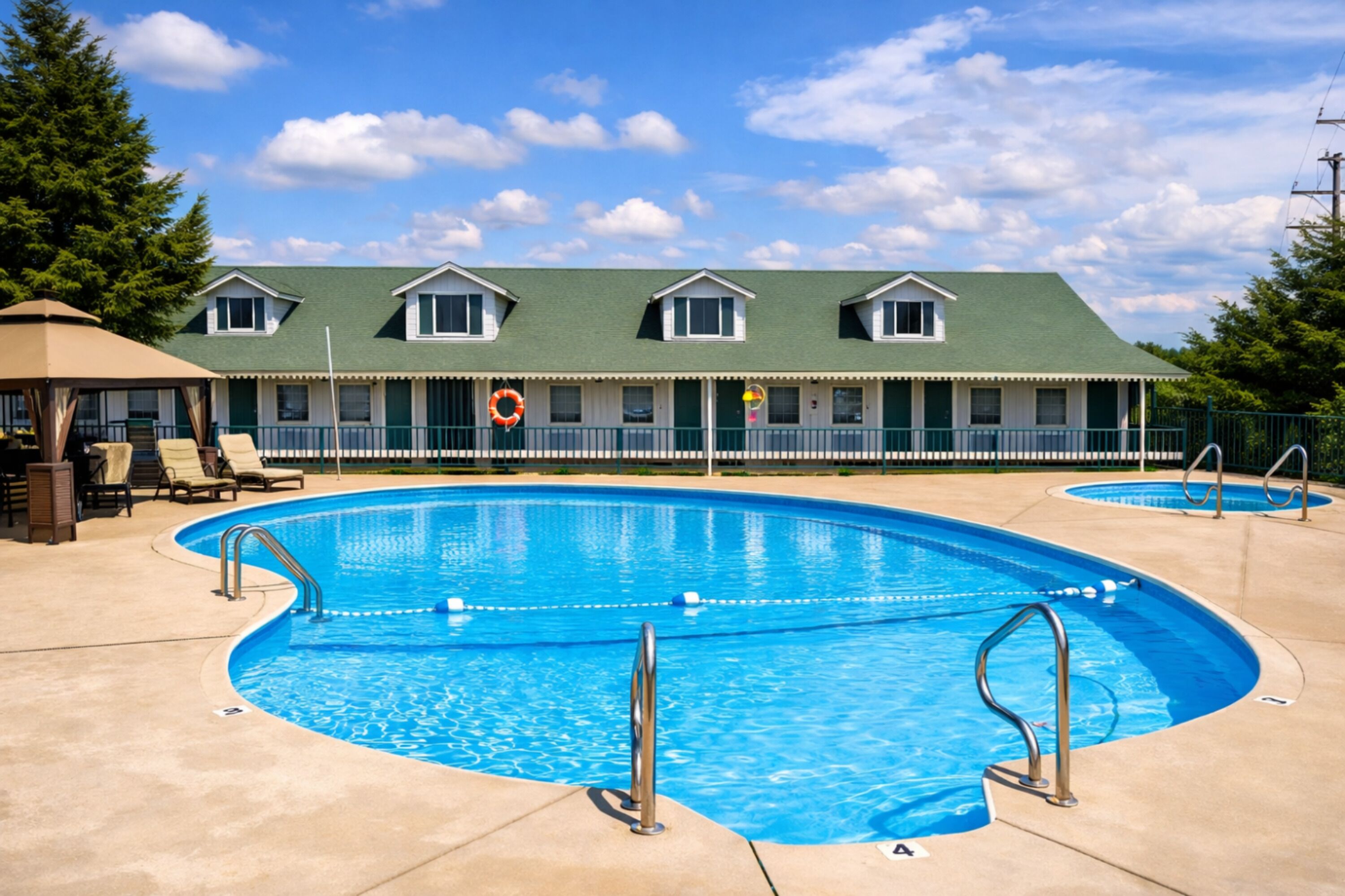 Seasonal outdoor pool