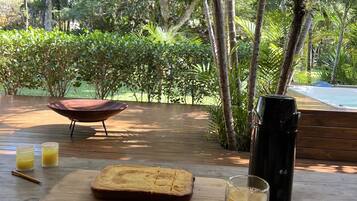 Opções para refeição ao ar livre