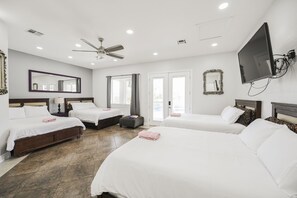 7 bedrooms, iron/ironing board, WiFi, bed sheets