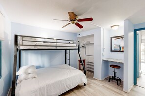 2 habitaciones, internet y ropa de cama