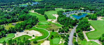 Dog-friendly golf course-front condo with pool, hot tub, tennis, golf, streaming