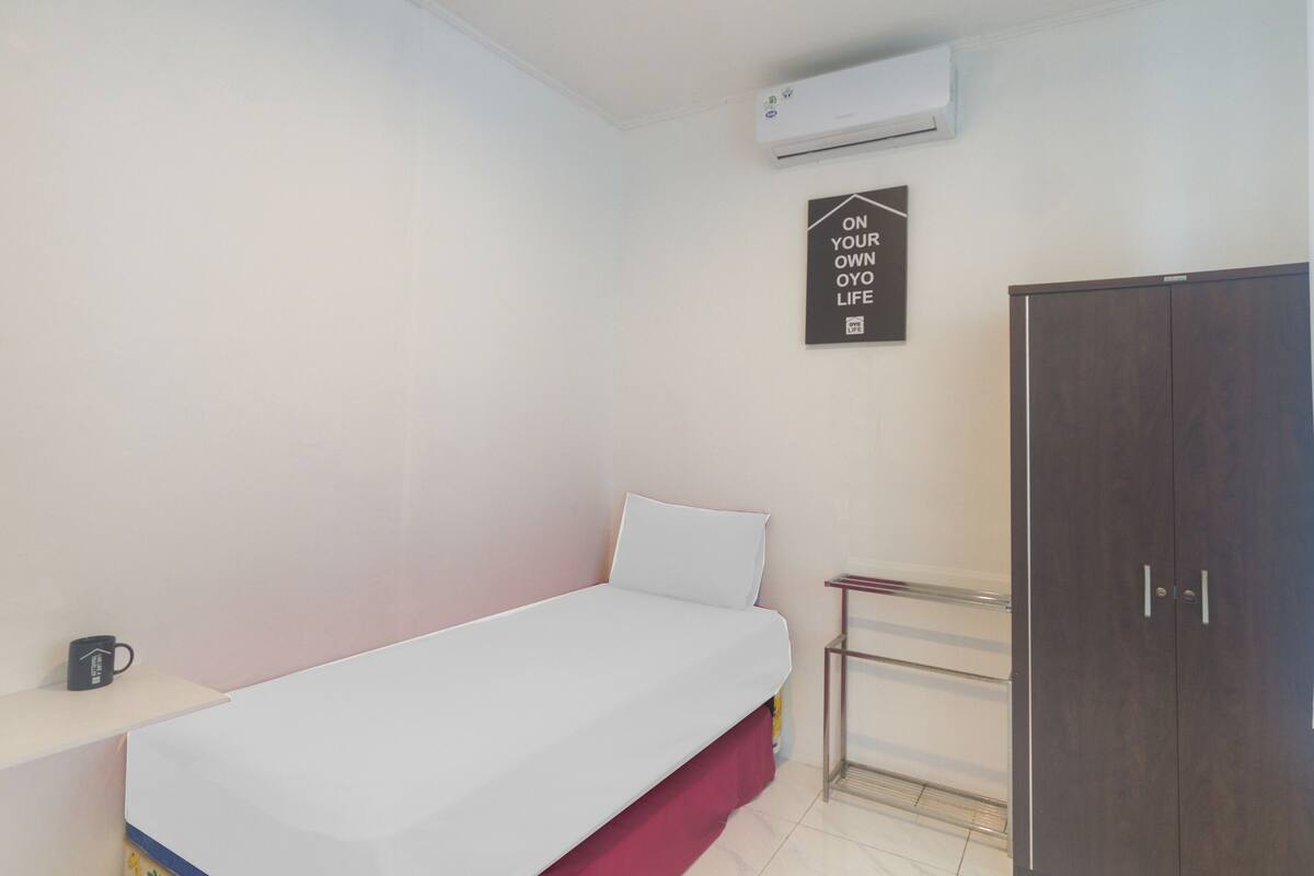 ห้องสแตนดาร์ดซิงเกิล | โต๊ะทำงาน, พื้นที่ทำงานแบบใ  ช้แล็ปท็อป, Wi-Fi ฟรี, ผ้าปูที่นอน