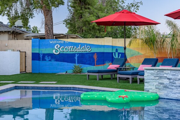 Una piscina climatizada