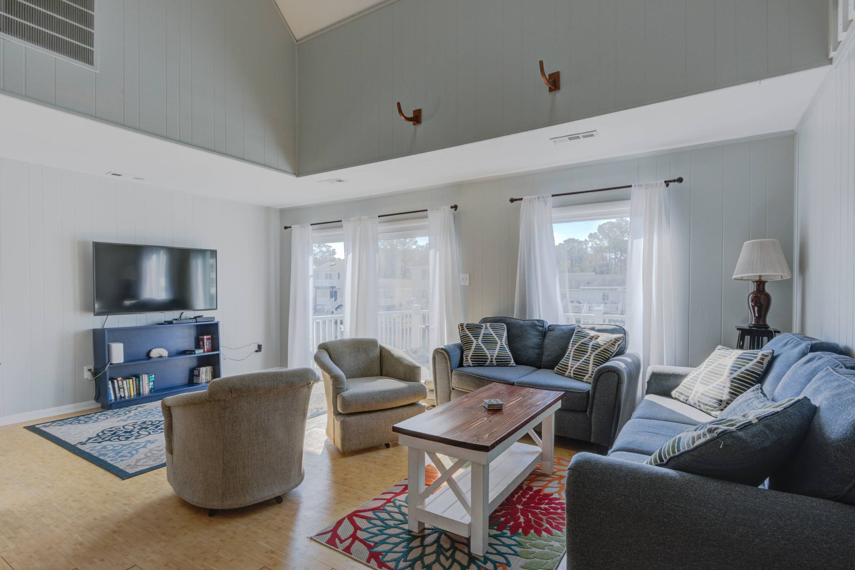 Wonderful family retreat in amenities-rich Ocean Pines, MD. Canal-front, 3-bedroom, 2-bath home.