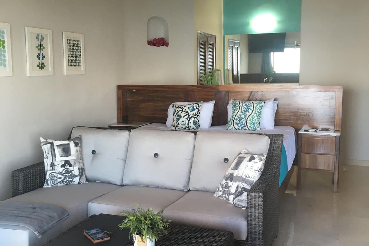 Superior Suite, 1 Bedroom, Patio, Ocean View | In-room safe, blackout curtains, free WiFi, individually decorated
