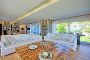 Fireplace - Villa Marina - Elounda ,Crete (Elounda)