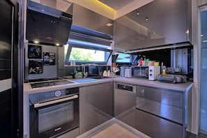 Fridge, dishwasher, toaster