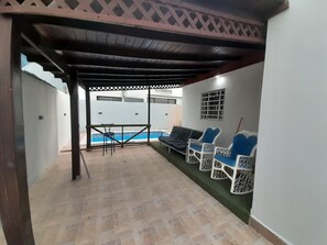 Terrace/patio - 4 bedroom house with private pool (San Pedro de Macorís)