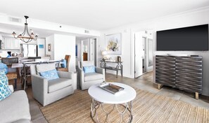 Smart TV, fireplace, offices