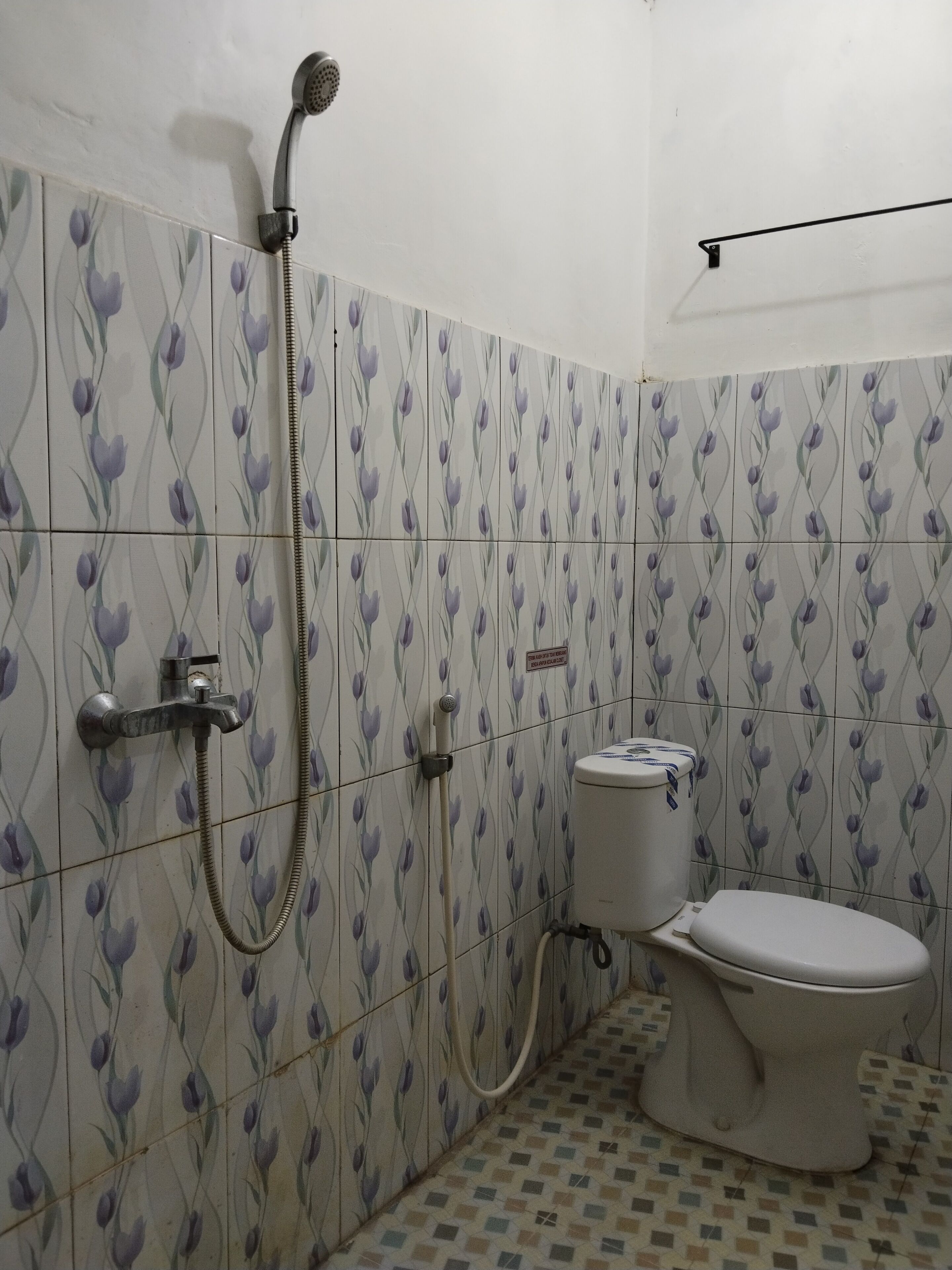 deluxe double room | bathroom | shower, rainfall showerhead, towels, toilet paper