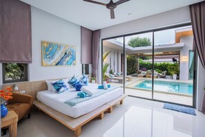 4 bedrooms, iron/ironing board, WiFi, bed sheets - Villa Mimosa 3, Luxury 4Bedroom Private Pool-Rawai (Tambon Rawai)