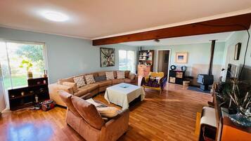 TV connectée, cheminée