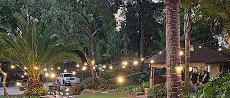 Front of property – evening/night