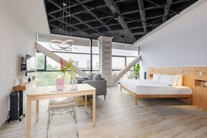 1 slaapkamer, een strijkplank/strijkijzer, reisbedje, wifi