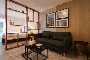 1 bedroom, iron/ironing board, WiFi, bed sheets - w* | Modern Loft with Balcony in Barranco (Lima)