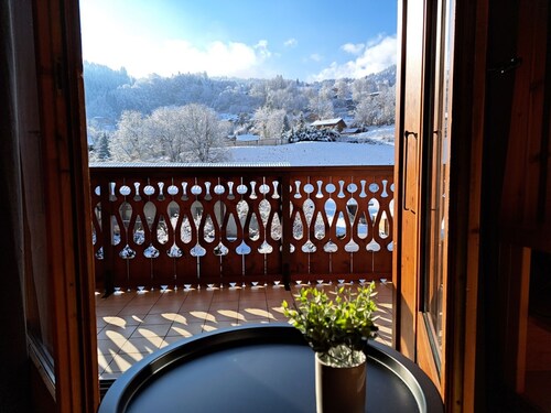 Charming apartment in Morillon, near cable car