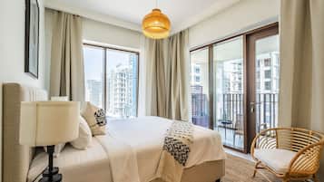 Apartamento luxo | 3 quartos, cofres nos quartos, ferros/tábuas de passar roupa