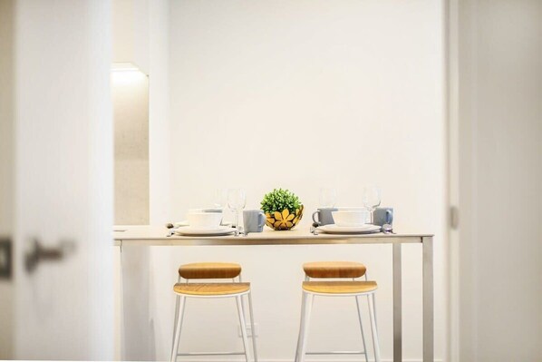 A dining area.