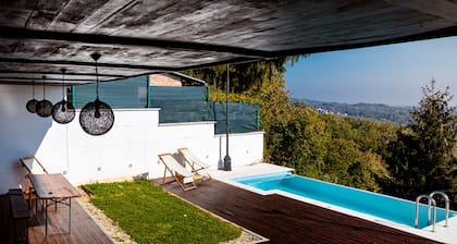 Zagreb House Medveščina with Pool