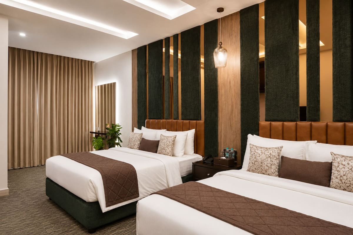 Apartamento Premium | Ropa de cama de alta calidad, minibar, escritorio