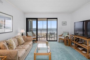 TV - Two Bedroom Oceanfront Condo in North Ocean City (Ocean City)