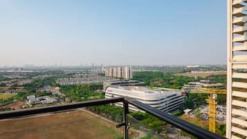 Blick vom Balkon