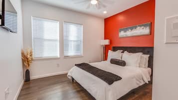 1 chambre, fer et planche Ă  repasser, Wi-Fi gratuit, draps fournis