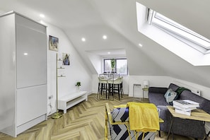Eenvoudig appartement, 1 tweepersoonsbed | Interieur