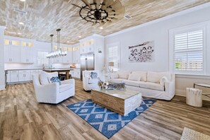 Smart TV, video games, foosball - Angelfish: Walk to beach, Free golf cart, Heated pool, Game room, Luxury home (Miramar Beach)