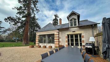 Casa, 3 quartos, ar-condicionado, no jardim (Orangerie) | Terraço/pátio