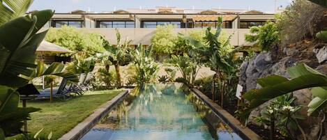 Una piscina climatizada