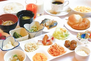 Japansk frukost varje dag mot avgift