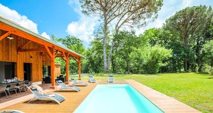 Villa du Born 4 Piscine Chauffée x 10 Personnes