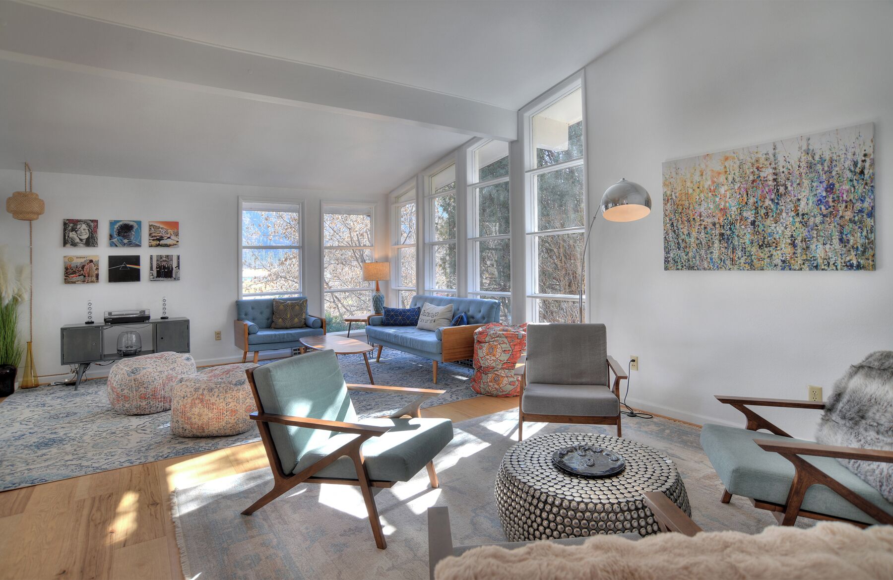 TV connectée, cheminée