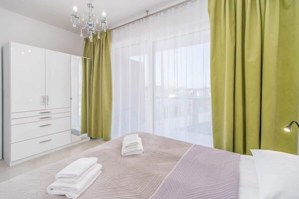 2 bedrooms, iron/ironing board, WiFi, bed sheets - Flamingo Apartament 41 | Apartament | Parking (Miedzyzdroje)