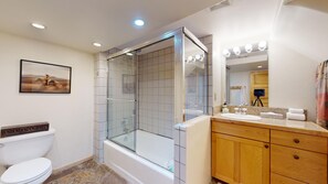 Shower, towels