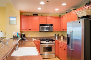 Appart'hôtel, 1 chambre | Cuisine privée | Réfrigérateur, four, cafetière/bouilloire