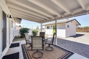 Front of property - Patio + Private Casita: Lake Havasu City Home! (Lake Havasu City)