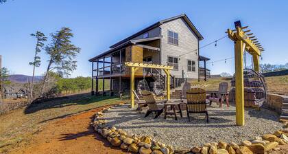 Hot Tub, Fireplace & Views: Sevierville Retreat!