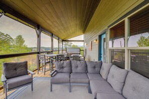 House (4 Bedrooms) | Interior - Hot Tub, Fireplace & Views: Sevierville Retreat! (Sevierville)