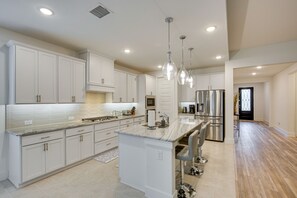 House (5 Bedrooms) | Private kitchen | Cookware/dishes/utensils, paper towels - Pet-friendly Fate Home w/ Yard & Fireplace! (Rockwall)