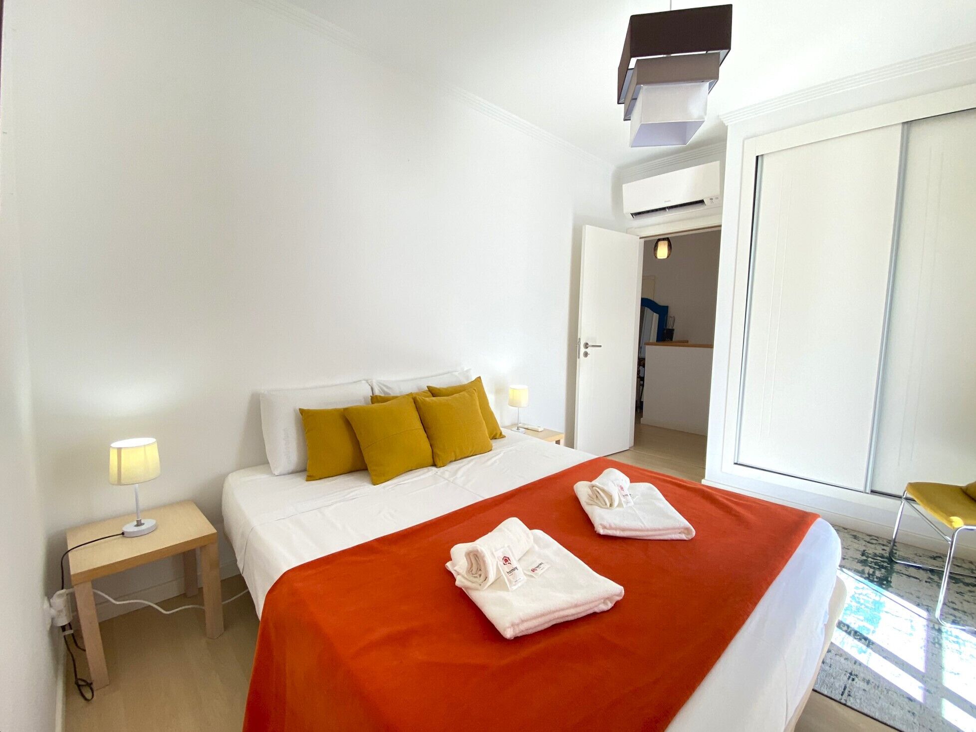 Apartment, 2 Schlafzimmer, Terrasse | 2 Schlafzimmer, Bettwäsche