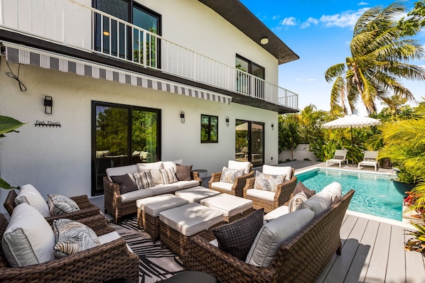 Terrace/patio - POCKETFUL OF SUNSHINE ~ 5 BR Near Beach and Prime Fireworks Watching! (Key West)