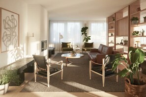 Sitteområde i lobbyen