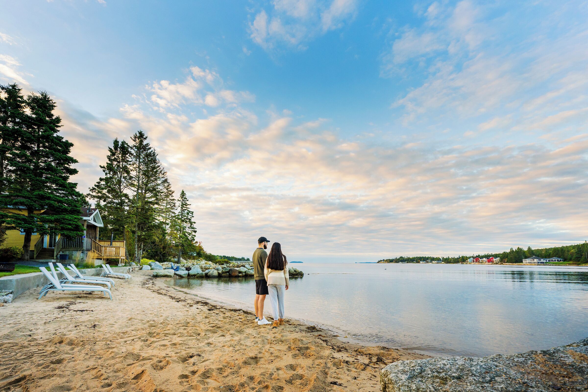 Camastros y toallas de playa 