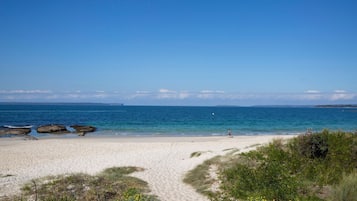 Vlak bij het strand