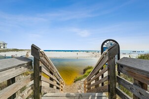 Beach nearby, white sand