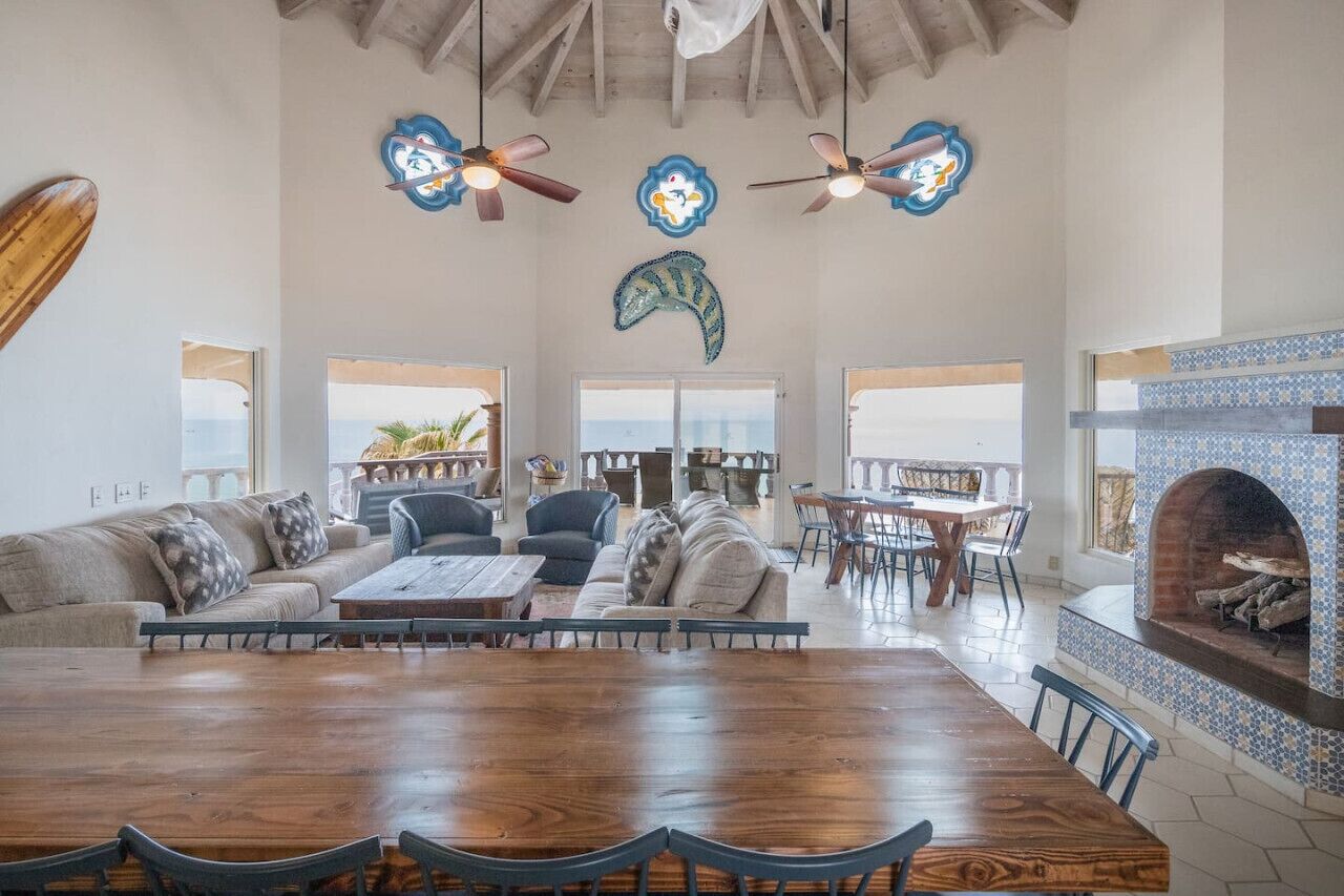 TV connectée, cheminée