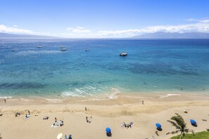 En la playa 