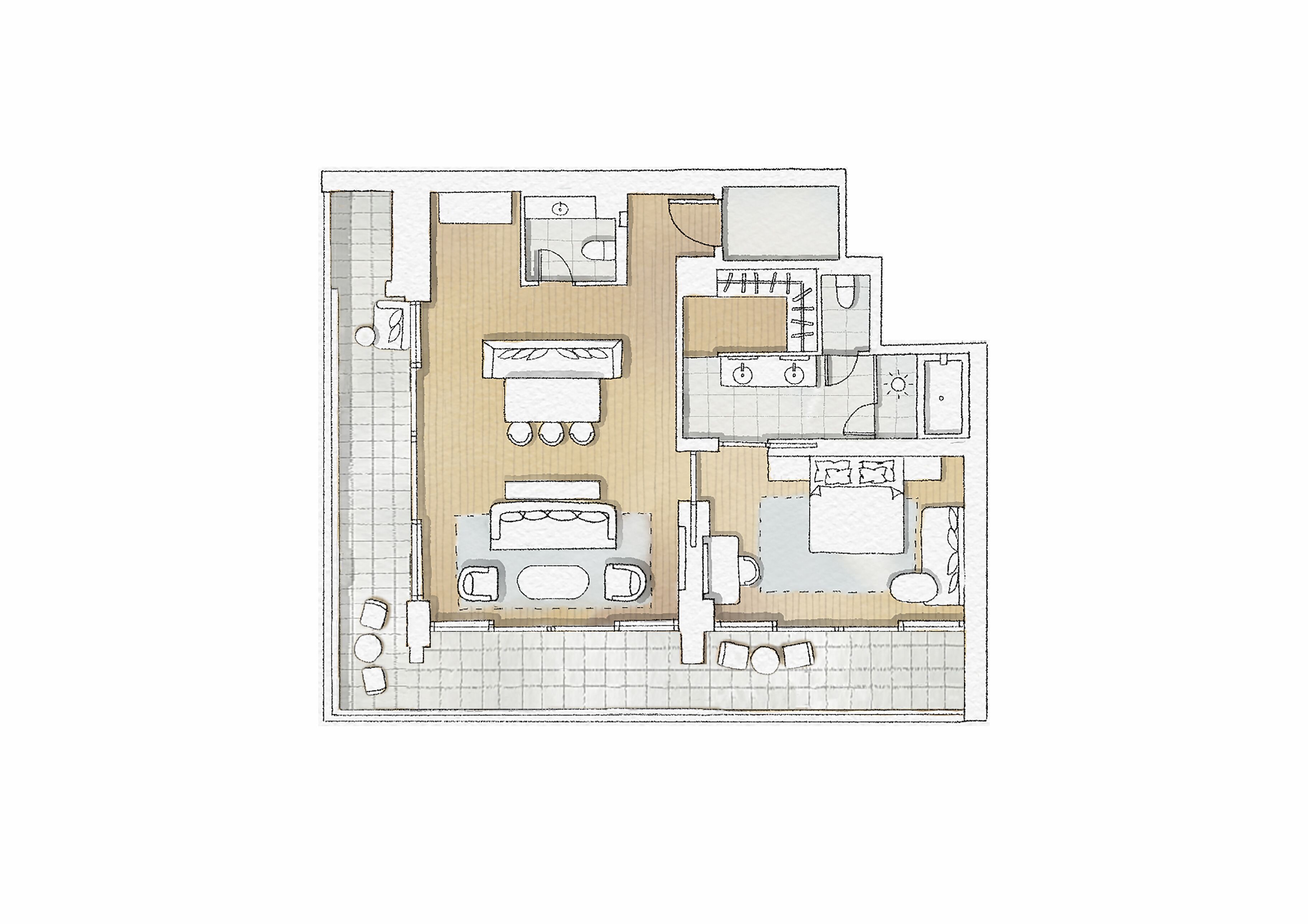 Suite – grand | Planløsning